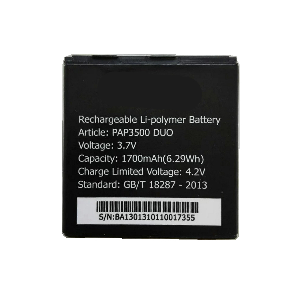 PAP3500 DUO batería
